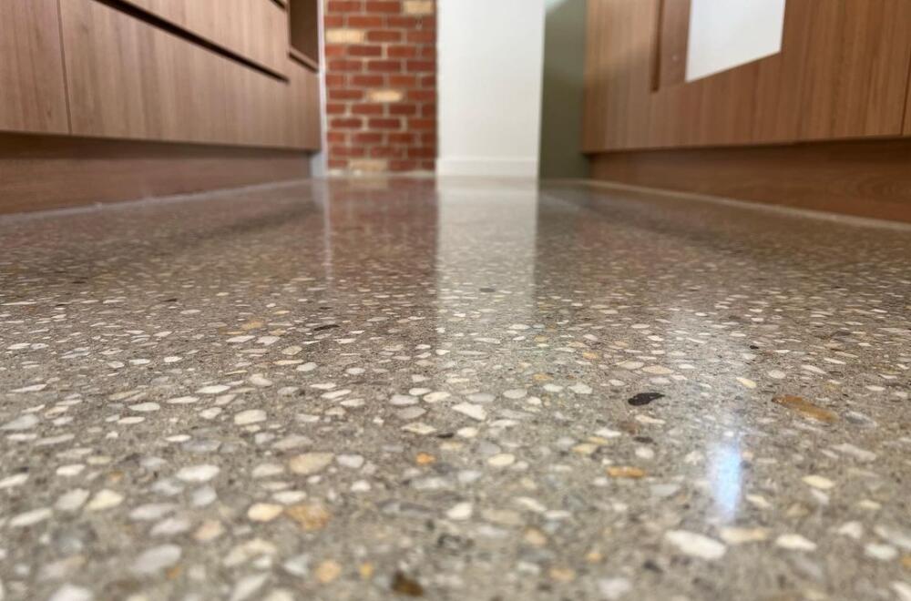 Mirafloor polished floor in Geelong